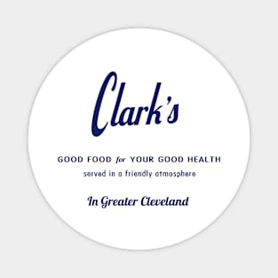 Clark's Restaurant. Cleveland, Ohio Magnet